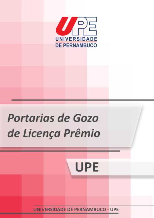 Portarias de Gozo de Licença Prêmio