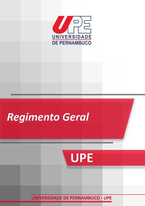 Regimento Geral UPE