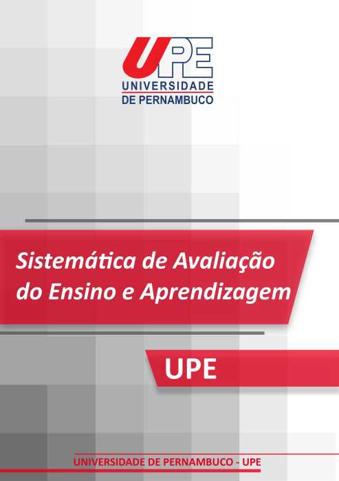 Sistemática de Avaliação do Ensino e Aprendizagem
